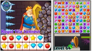 Royal Tile Connect Level 64: Gameplay Solution
