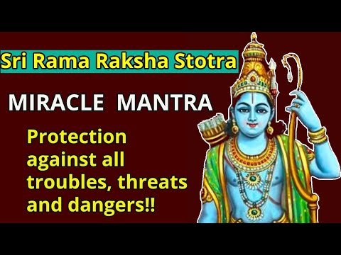 Sri Rama Raksha stotram//Powerful Rama Mantra #ramarakshastotra