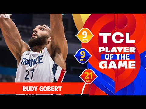 Rudy Gobert (9 PTS) | TCL Player Of The Game | FRA vs IRI | FIBA Basketball World Cup 2023