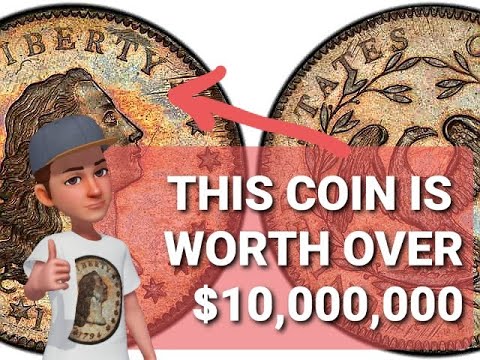 $10 MILLION Flowing Hair Silver Dollar Coin for Sale