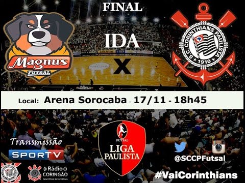 sorocaba 2 x 4 CORINTHIANS/unip -liga paulista de futsal 2016 - 1 final