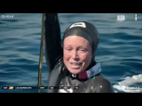 AIDA Depth World Championship Limassol 2021 #Day 7   CWT Women (-72m NR SPAIN 🇪🇸 ) - Laia Sopeña Spa