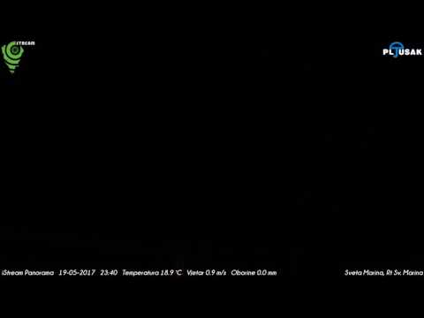 Sveta Marina, Rt Sv. Marina 19-05-2017 Night HD TimeLapse