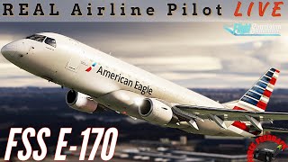 FSS Embraer Jets | E175  Real E170 Captain | FtSim Soundpack | #msfs2020 #flightsimulator #e170