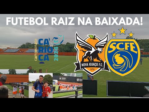 VLOG | ESTREIA DAS EQUIPES NO CARIOCA! DIVERSÃO E FUTEBOL RAIZ NA BAIXADA | Nova Iguaçu x SCFE