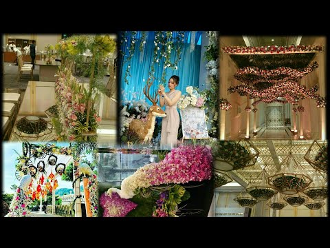 ফুলের ডেকোরেশন  very stylish most adorable fresh newikebana flowers arrangements ideas||