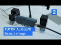 SICK GLL70 Series Fiber-Optic Sensor Basic Settings