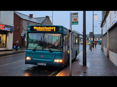 Route 1: 1773/NK05 GWU-Arriva Northumbria-Dennis Dart SLF/Dennis MPD