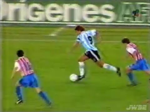 Batistuta vs Paraguay 1.9.1996