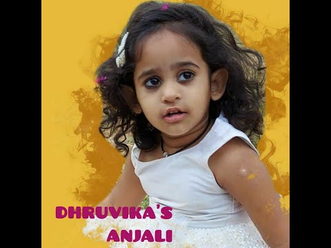 Dhruvi's Anjali Video Song | Dhruvika & Veekshith | #AnajaliAnjali