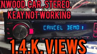 Kenwood car stereo keay pad switch not working repair