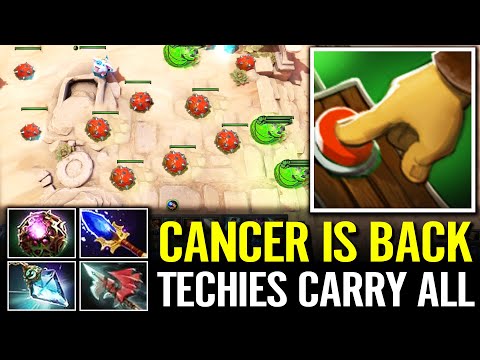 CANCER TECHIES IS BACK! 100% HARD CARRY -45% CD 200 IQ Boom Landing Most Annoying Hero Dota 2 Pro