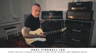 Video thumbnail for ENGL Fireball 100 | Everything from crystal cleans to Plexi & JCM800 style crunch and modern metal. by Euge Valovirta