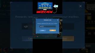 Download lagu mlbb redeem code 2025 😱 #viral #mlbb #shorts mp3