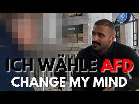 ICH WÄHLE AFD | Change my Mind | Hamburg