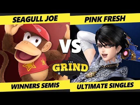 Smash Ultimate Tournament - Seagull Joe (Diddy) Vs. Pink Fresh (ZSS, Bayonetta) The Grind 97 SSBU WS