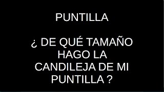 Rescatando la tradición 6: Tamaños de Candilejas Globo Puntilla