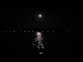 Calm Sea at Night and Relaxing Sound of Waves - Black screen