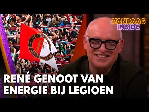 René genoot van energie bij Feyenoord-legioen: 'Dat zie je écht nergens!' | VANDAAG INSIDE