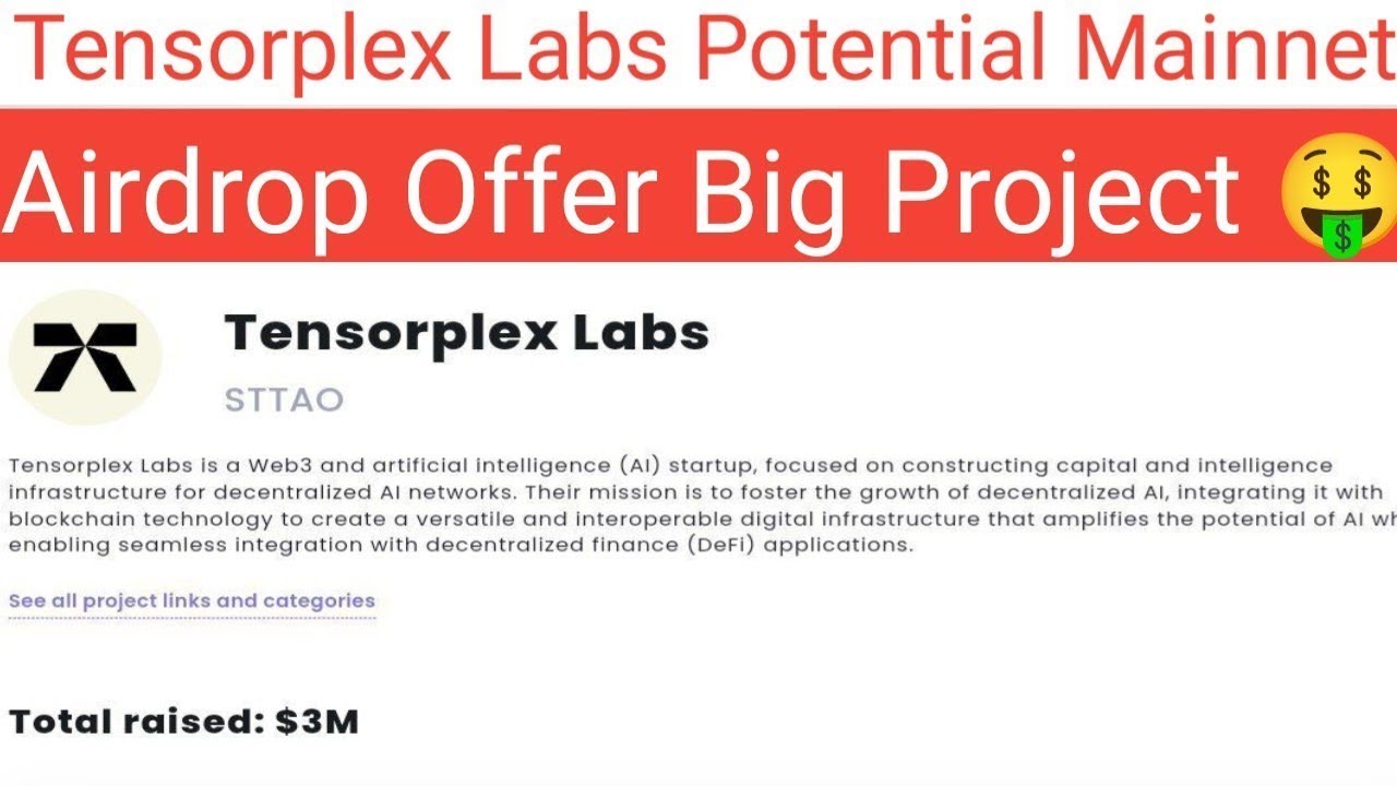 Join Tensorplex Labs Incentivised Testnet and get early access for the airdrop