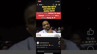 Method Man Said he seen #kanyewest Sucking What😳😳😳 #diddy #charlstonwhite #viral #rap #hiphop