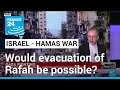 How would civilians be evacuated from Rafah, and where would they go? • FRANCE 24 English