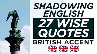 Speaking Practice: 27 Wise Quotes — Shadowing English