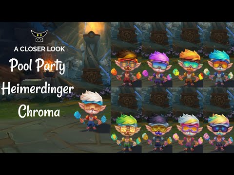Pool Party Heimerdinger Chromas