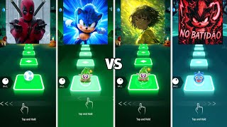 Deadpool vs Sonic vs Passo Solto ATLXS vs No Batidao Shadow - Tiles Hop - V Gamer 💥