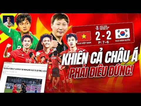 BÁO HÀN SỐC NẶNG GỌI THẲNG ‘THẢM HOẠ’, TRUNG QUỐC KINH NGẠC KHI U23 VIỆT NAM HẠ GỤC U23 HÀN QUỐC