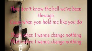 Jessica Sanchez- Change Nothing Lyrics Studio Version