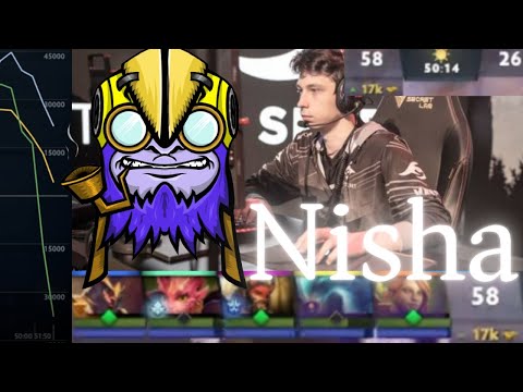 Nisha Tinker 17K back end game - dota2