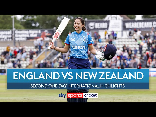 Maia Bouchier STARS as England clinch ODI series! | England vs New Zealand | Second ODI highlights