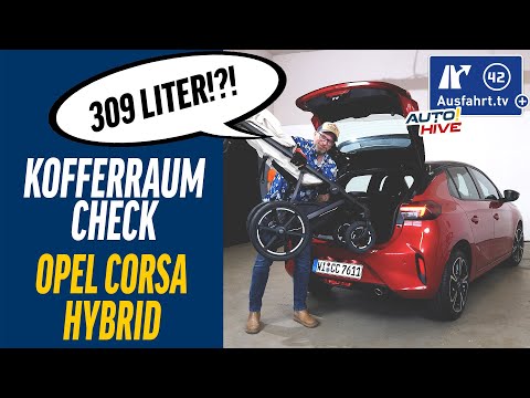 Trunk check: Opel Corsa Hybrid – what fits in the trunk? Bicycle? Ladder? Suitcase? Bags?