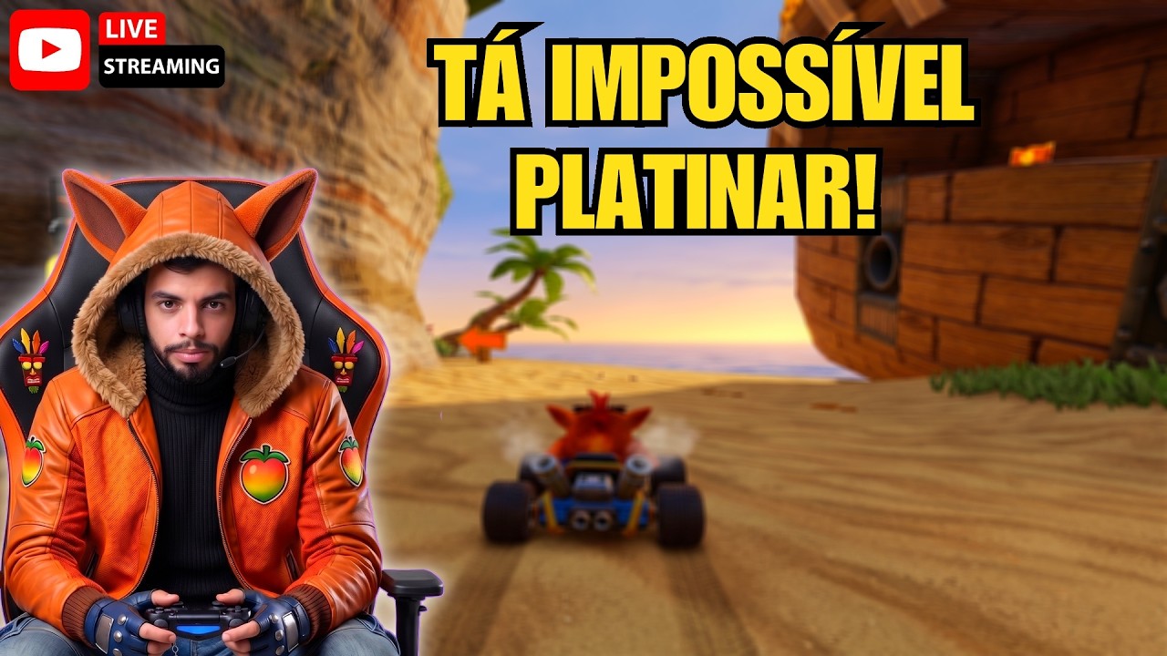 CRASH TEAM RACING: DESAFIO FINAL DOS TROFÉUS RESTANTES! 🏆 (AO VIVO)
