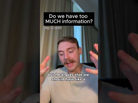 Day 14 of 57 - Is too much of a good thing a bad thing?