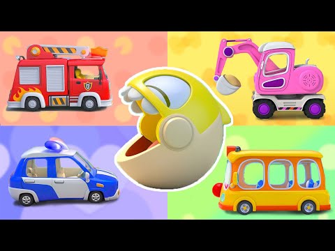 Learn Colors with Street Vehicles | Vehicles Song | Nursery Rhymes & Kids Songs | BabyBus