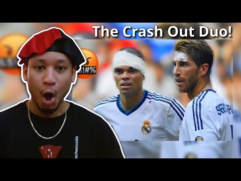 AMERICAN REACTS TO Sergio Ramos & Pepe The Most Dangerous Duo 🔥