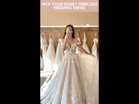 Let’s pick your Disney Princess wedding dress!