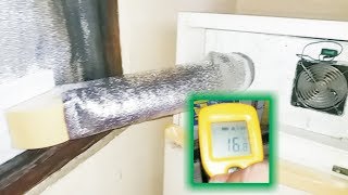 Home made AC using refrigerator