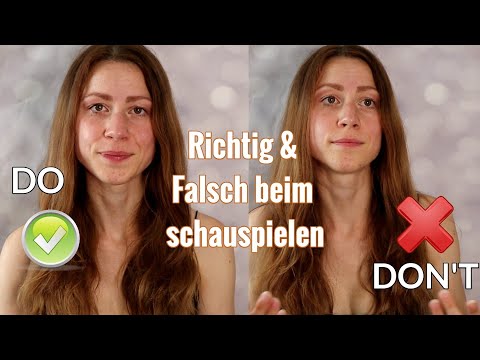 Acting well in a scene - Dos & Don'ts / portraying emotions correctly / Mel.L