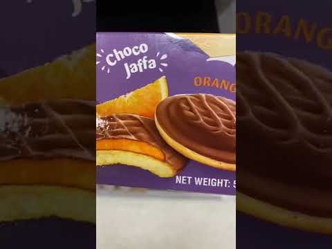 Milka milk chocolate topped biscuit choco Jaffa orange jelly #shorts #milkchocolate