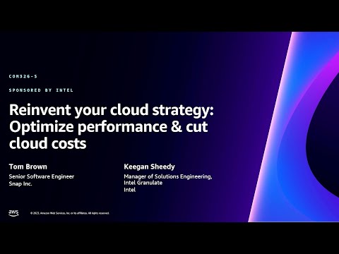 AWS re:Invent 2023 - Reinvent your cloud strategy - YouTube