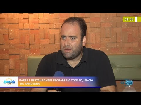 Bares e restaurantes fecham e demitem funcionários em consequência da pandemia 10 03 2021