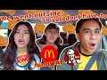 RICH CONYO KIDS let the person in front of them decide what they eat *funny af* | Philippines 🍔🍟🚗