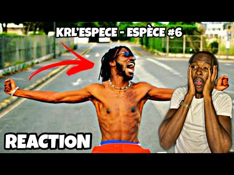 AMERICAN REACTS TO FRENCH RAP | KR L'espece - Espèce #6