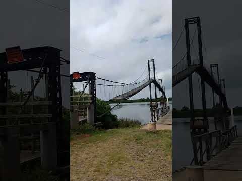 Ponte Pênsil, Lagoa de Barra Velha, Santa Catarina, Brasil