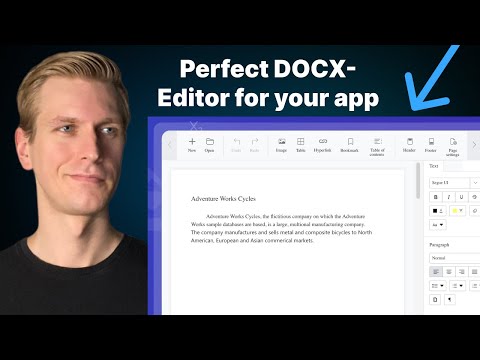 This React Document Editor (DOCX) Is All Your App Needs