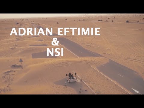 Adrian Eftimie & NSI in the middle of Dubai desert