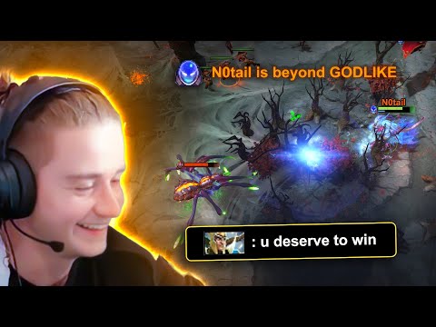 N0tail tests his MICRO SKILLS on ARC WARDEN MID 👽